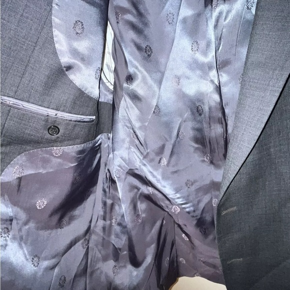 Ralph Lauren gray suit jacket blazer size 36L 100% wool classy - Picture 3 of 5